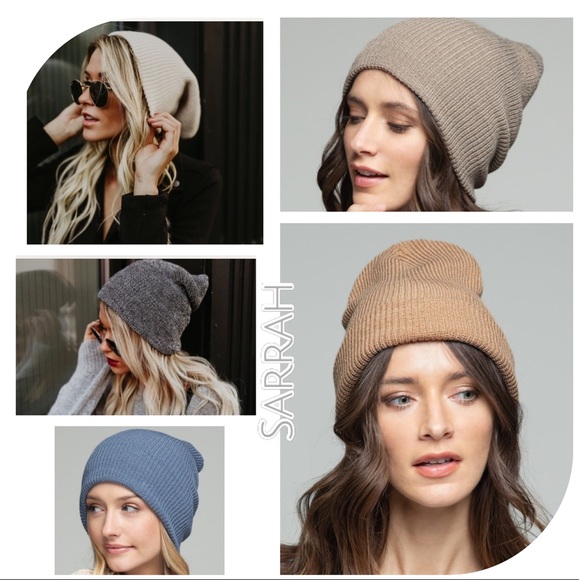 Last 1 then sold out! New Soft Cozy Chic Slouchy Knit Hat - Picture 5 of 6